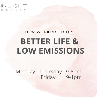 New working hours = BETTER LIFE AND LOW CARBON EMISSION     