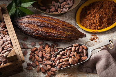 Shhh, here’s a superfood secret. It’s cacao, and we’re crazy about it.