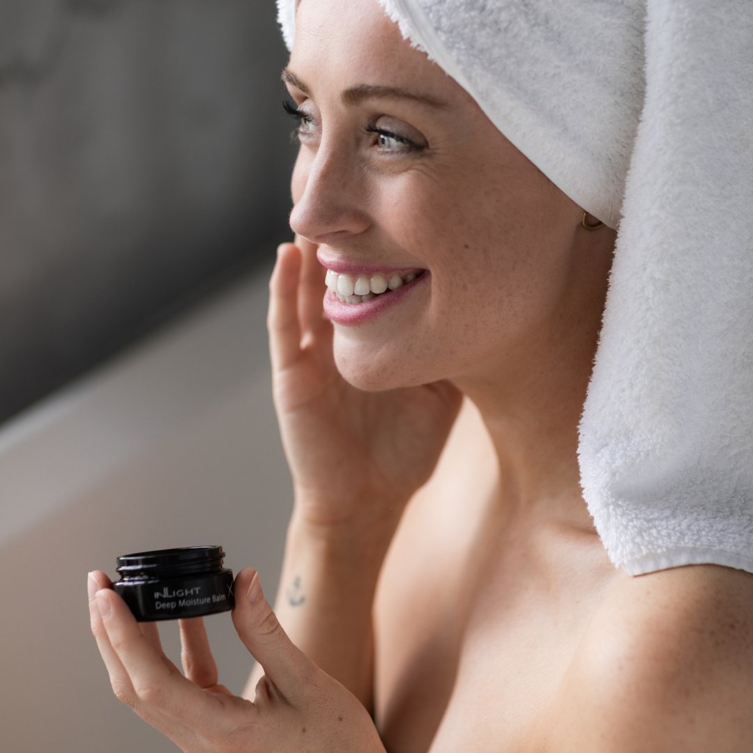Deep Moisture Balm 28ml by Inlight Beauty. 1BMB28 certified organic skincare made in the UK.