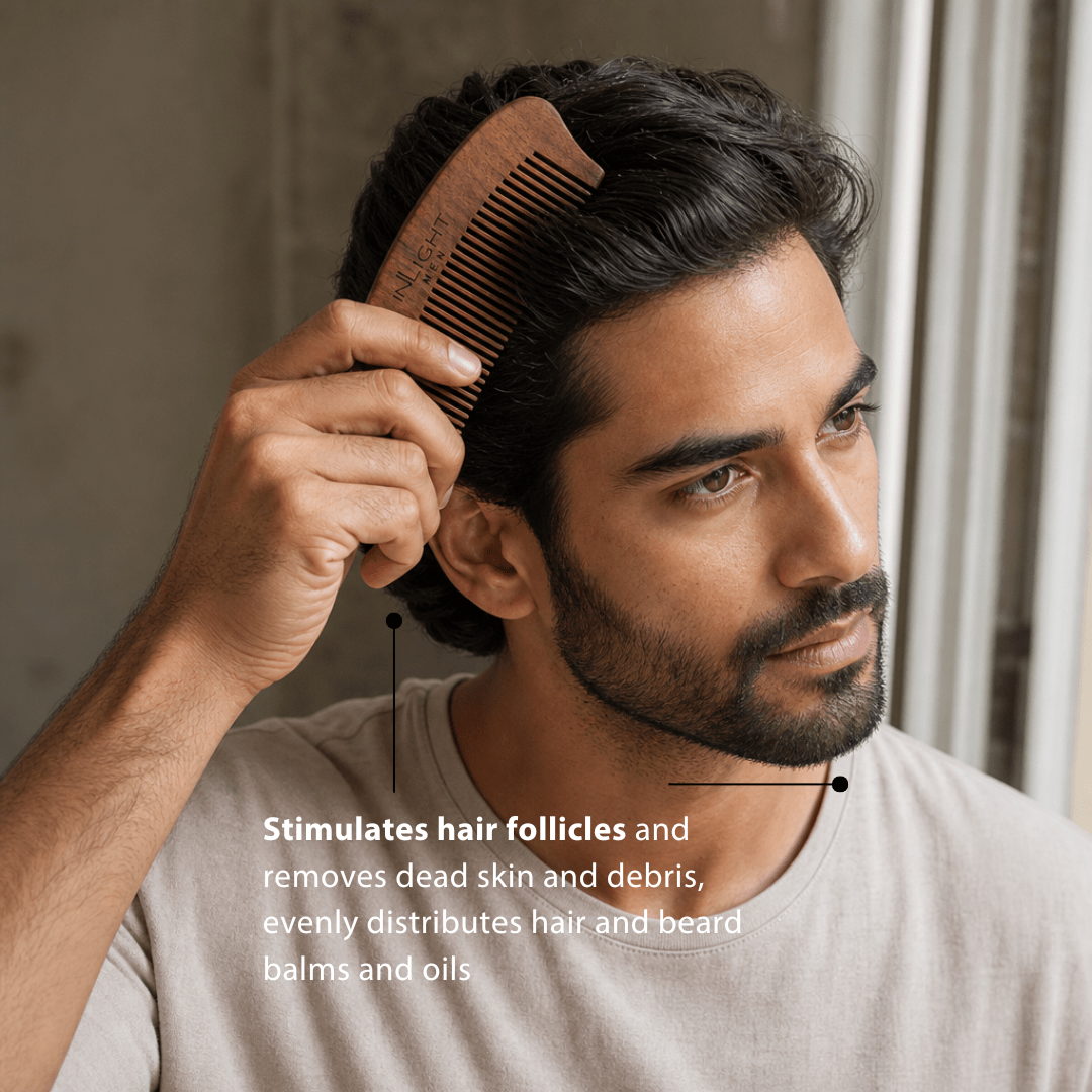 Wooden Beard Comb