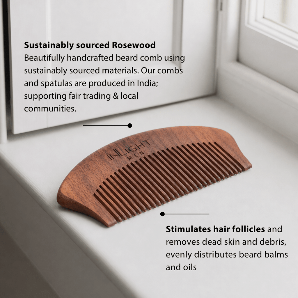 Wooden Beard Comb