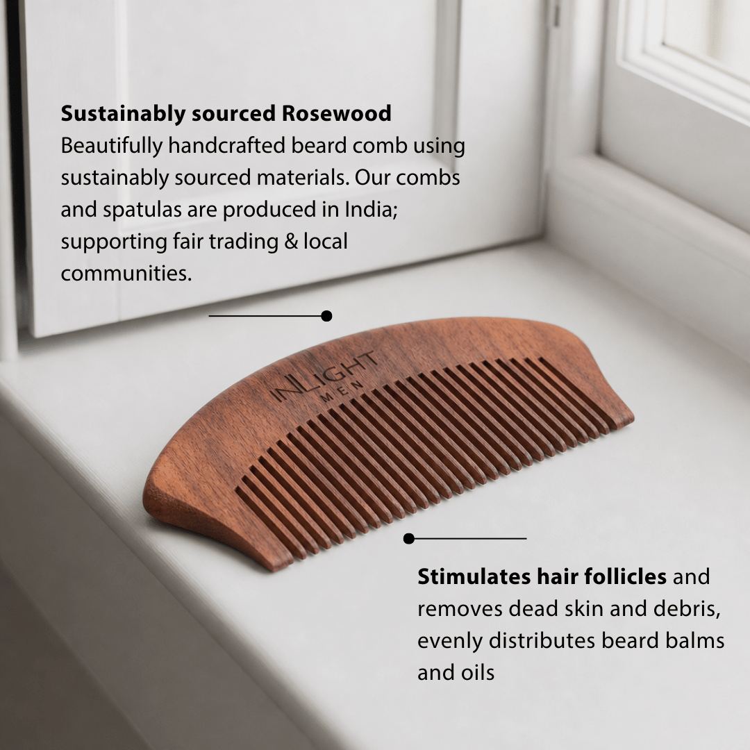 Wooden Beard Comb
