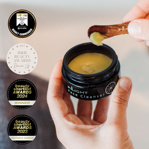 Inlight Beauty Organic Face Cleansing Balm. Award winning natural face cleanser
