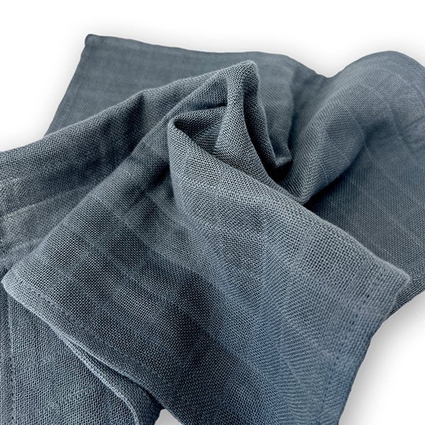 Organic Muslin Face Cloths x 2
