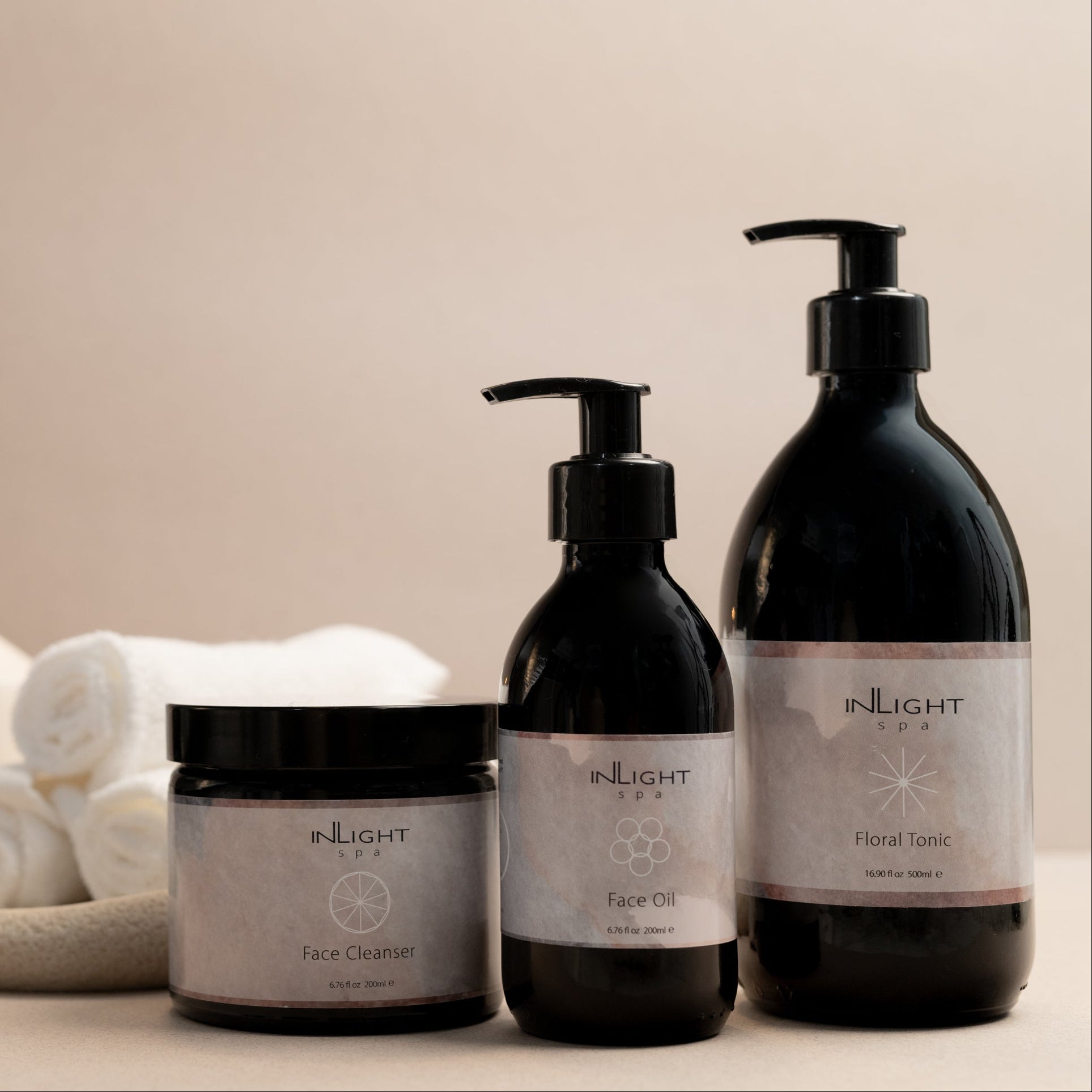 Inlight Beauty Spa Products professional organic skincare range